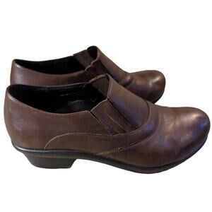 ABEO 24/7 Colbie Slip On Clog Casual Leather Nursing Healthcare Dress Shoe Sz 10